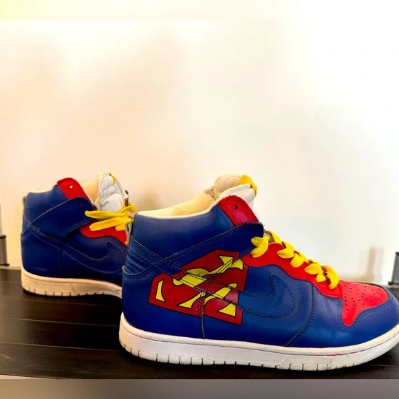 Superman Nike Dunks High Men’s 12 - Picture 2 of 4
